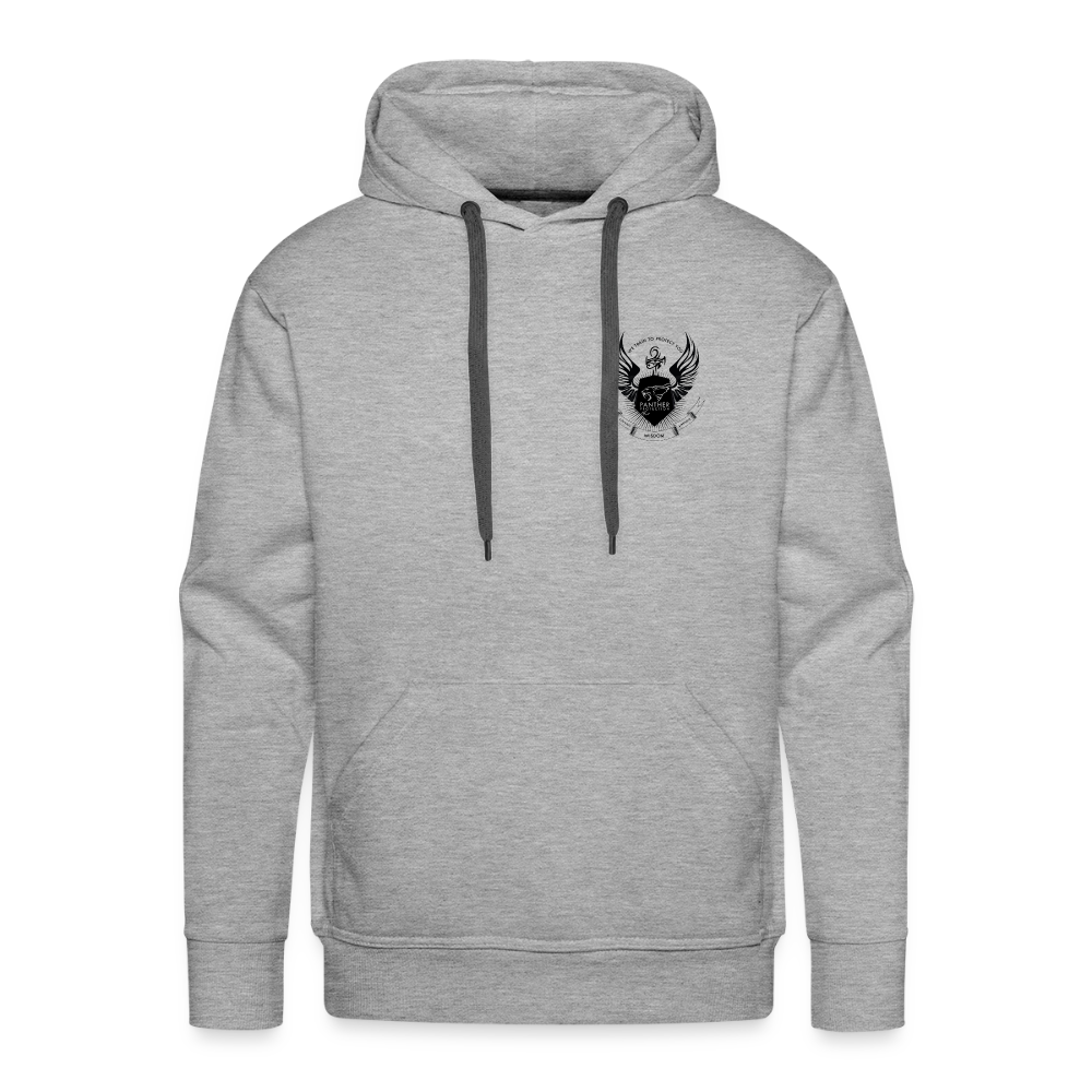 Panther Protection Hoodie - heather grey