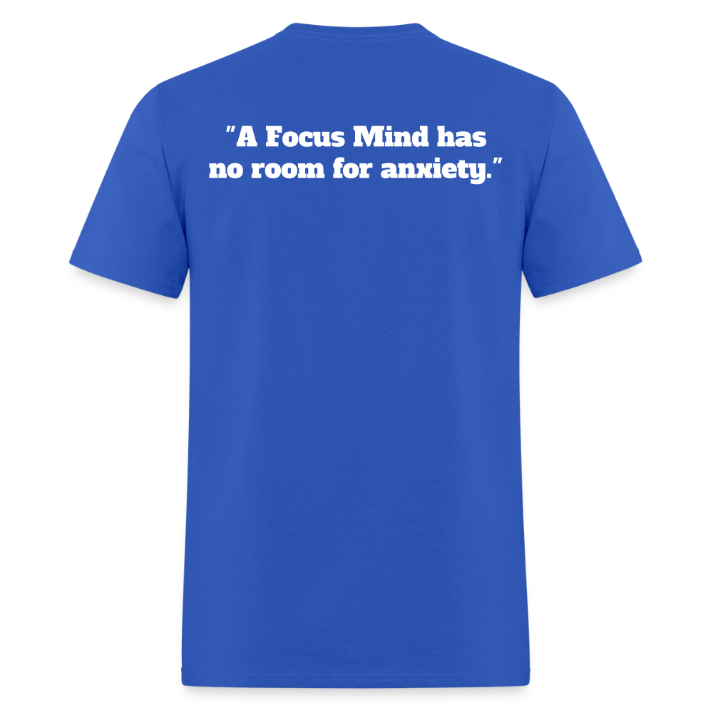 Panther Protection Men's Tee - White Logo - royal blue