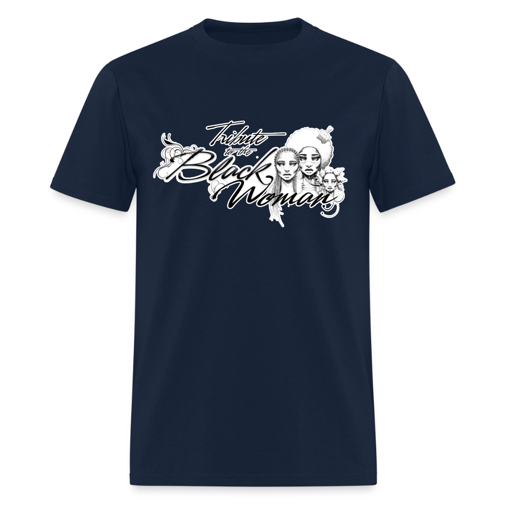 "Tribute to the Black Woman" Unisex Tee - navy