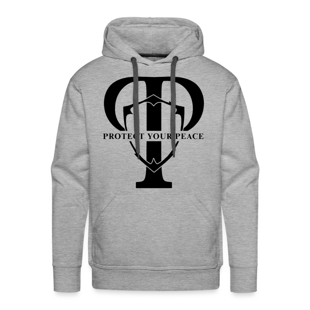 Protect Your Peace Premium Hoodie - Black - heather grey
