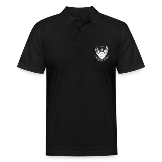 Panther Protection Men's Polo Tee - White Logo - black