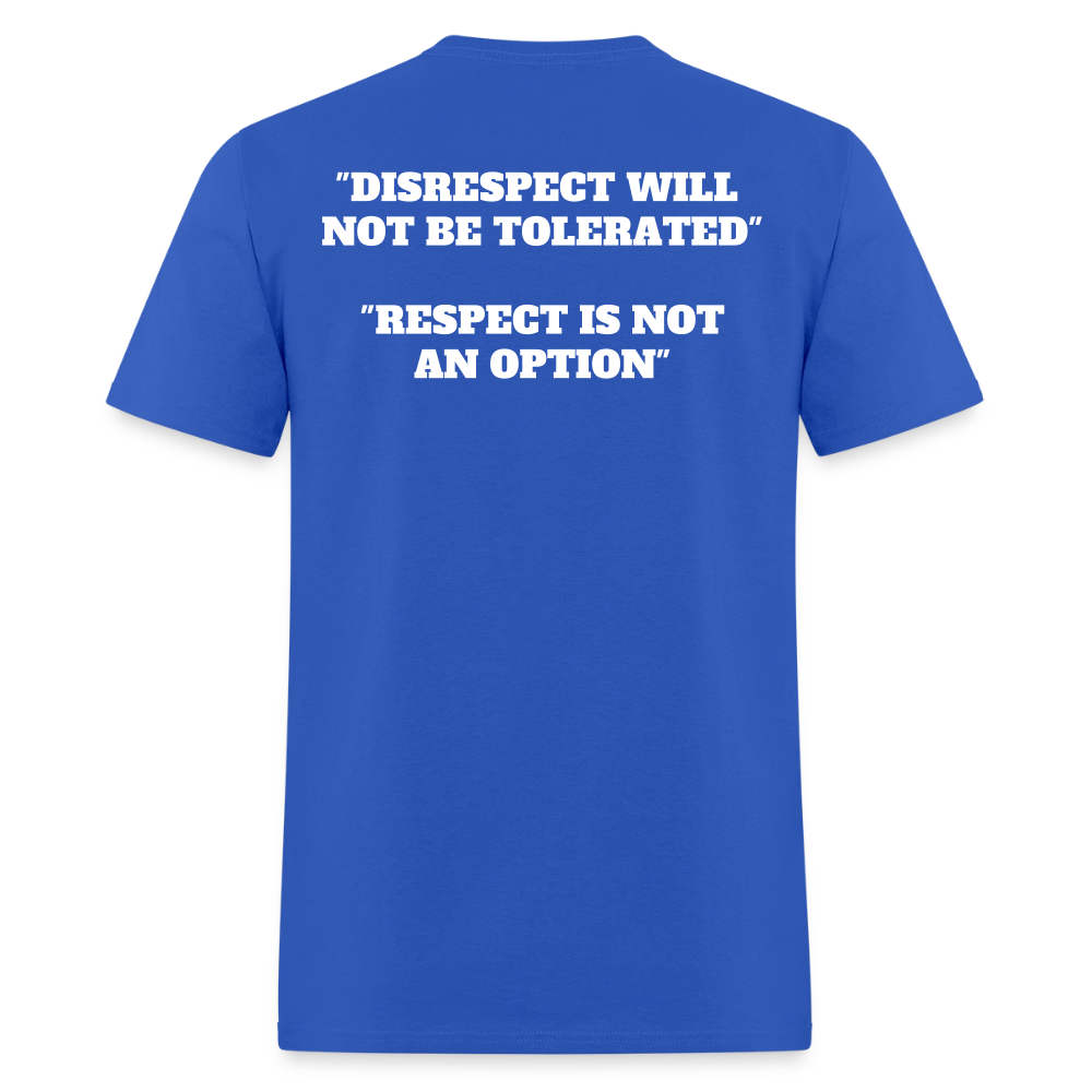 Panther Protection Men's Tee - White Logo - royal blue