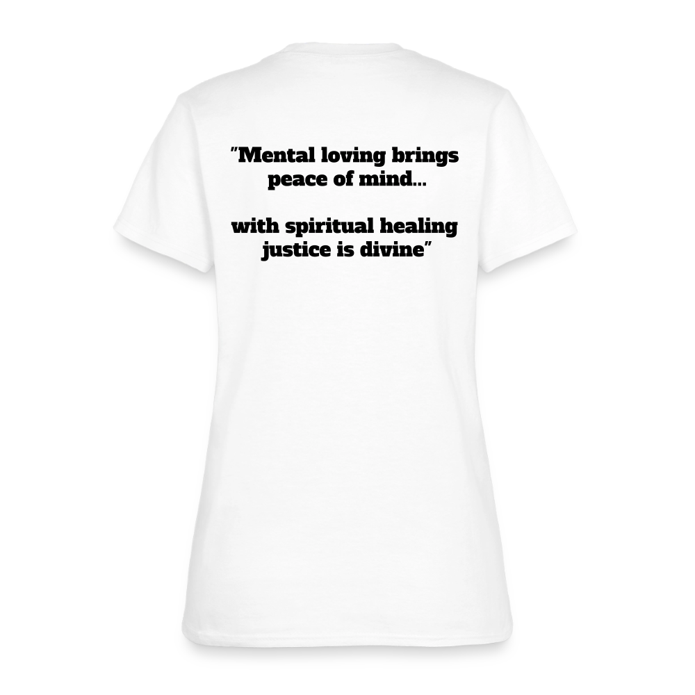 "Tribute to the Black Woman" Women's Tee - white