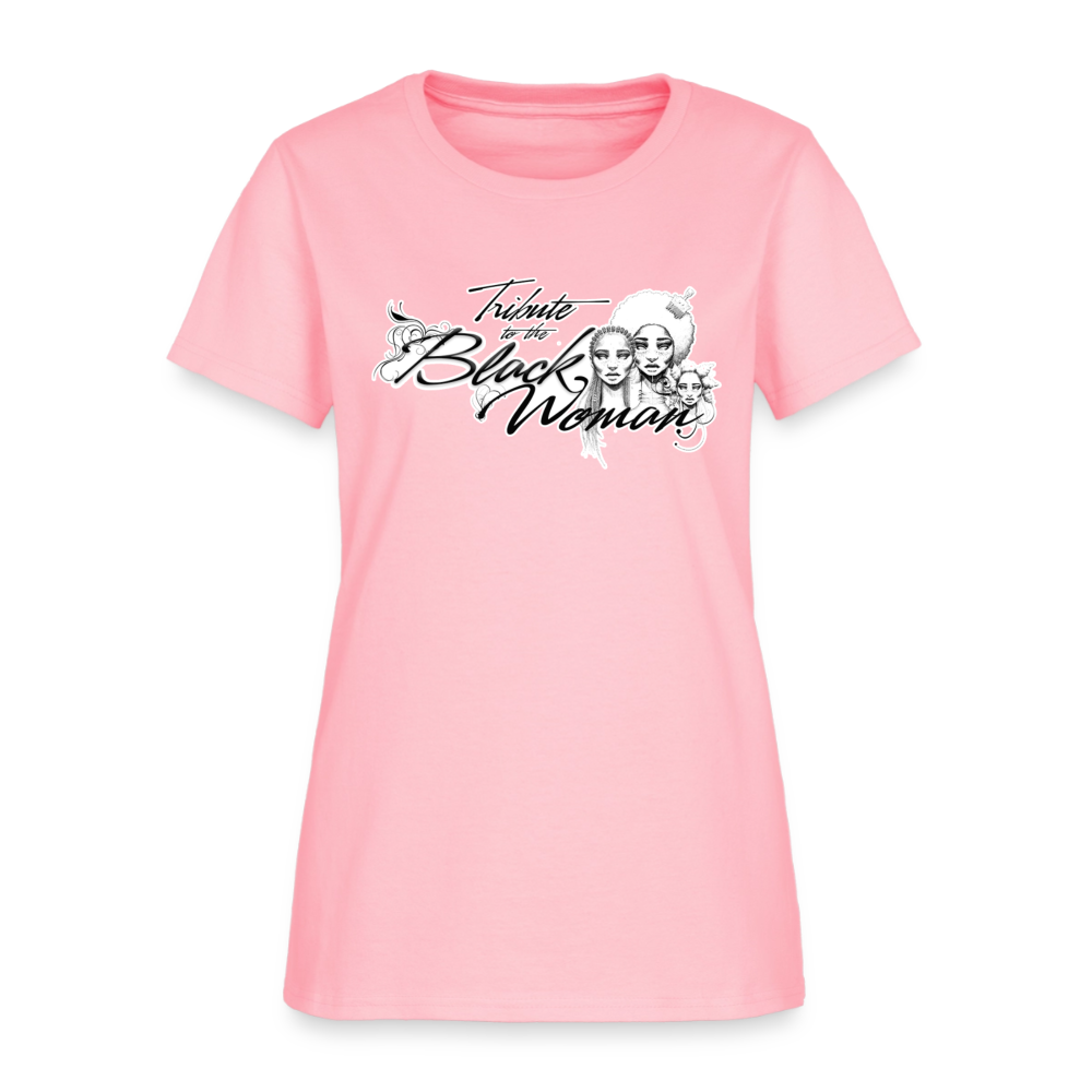 "Tribute to the Black Woman" Women's Tee - pink