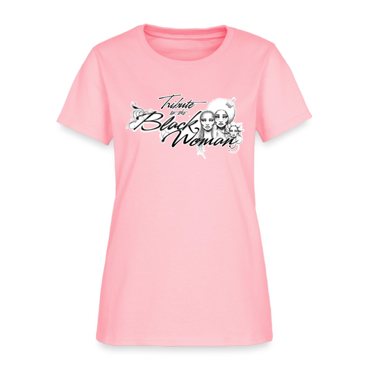 "Tribute to the Black Woman" Women's Tee - pink