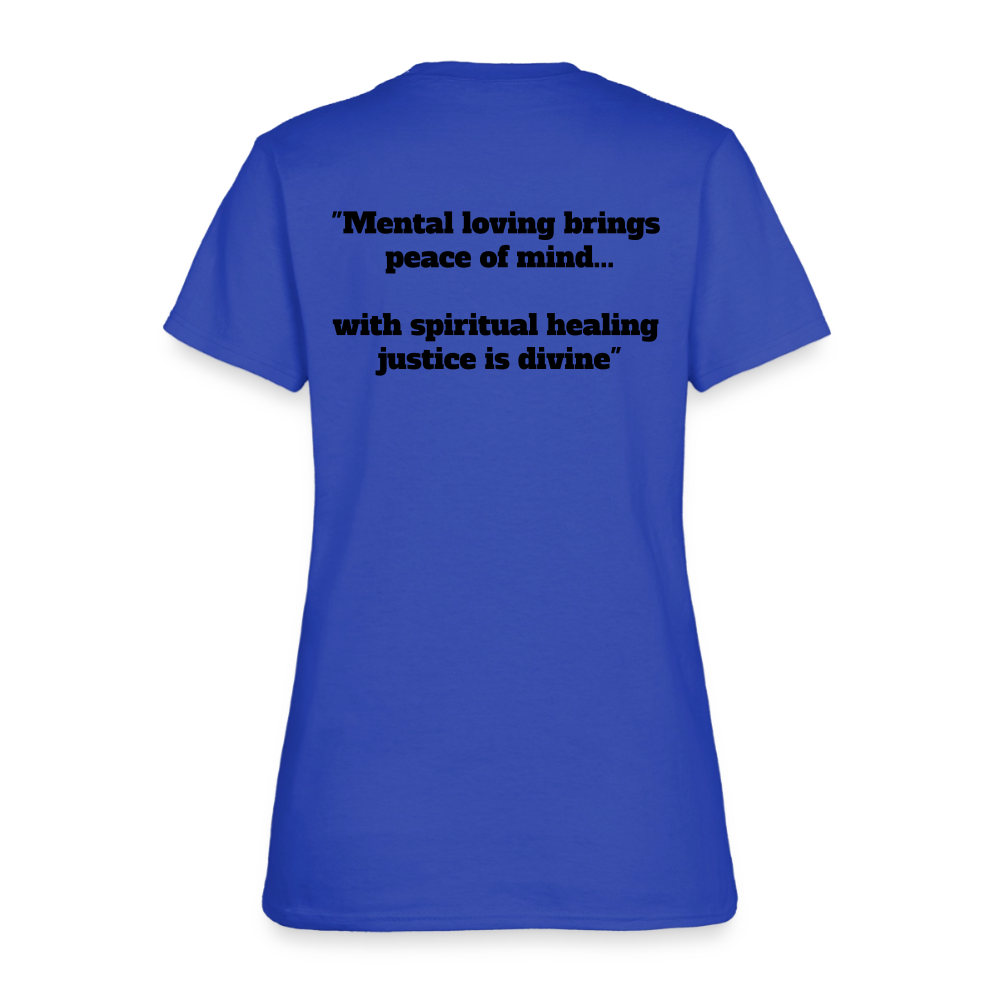 "Tribute to the Black Woman" Women's Tee - royal blue