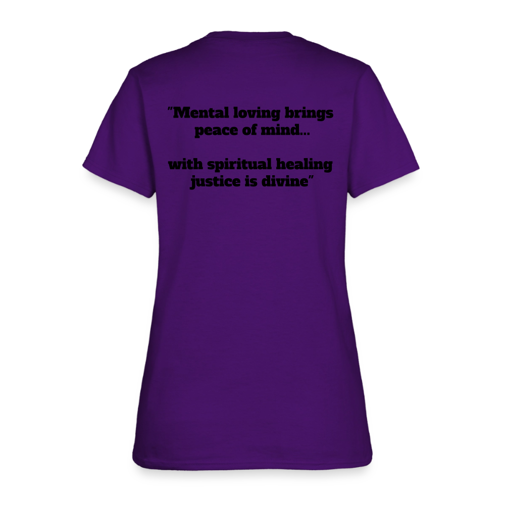 "Tribute to the Black Woman" Women's Tee - purple