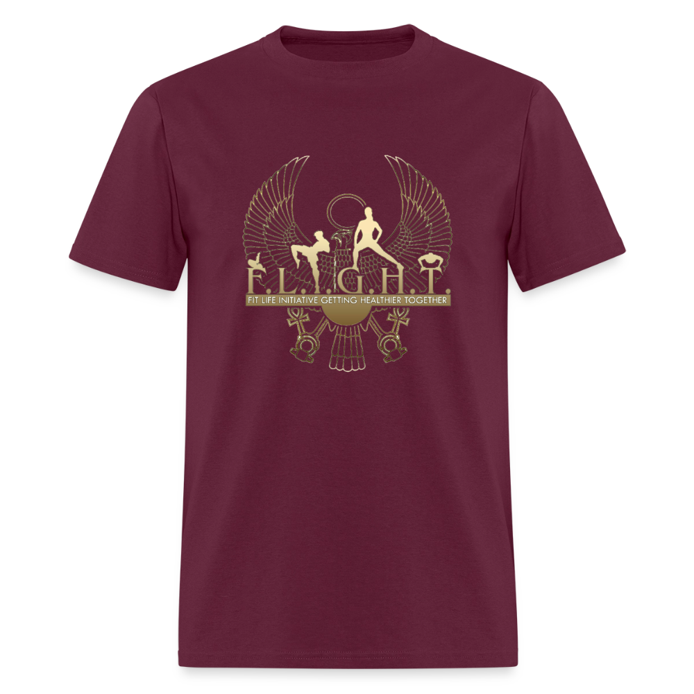 F.L.I.G.H.T. Project Men's Tee - burgundy