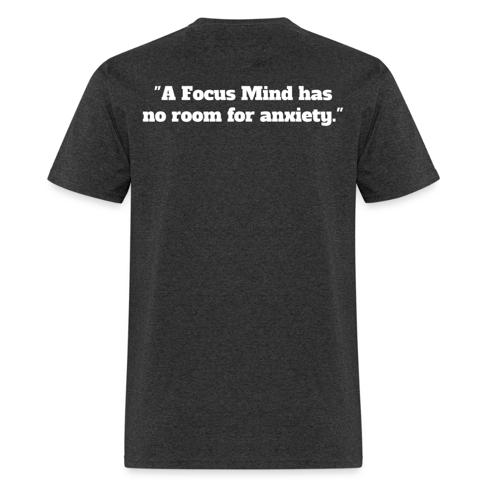 Panther Protection Men's Tee - White Logo - heather black