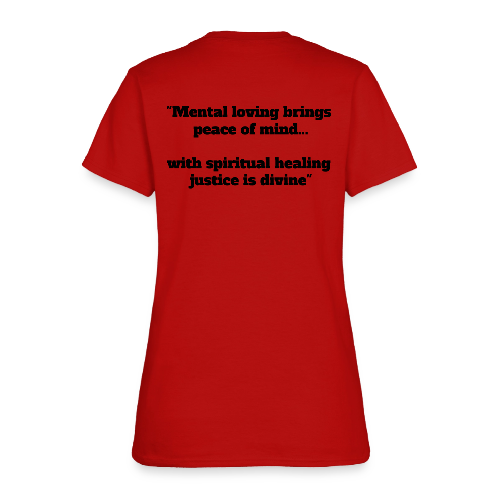"Tribute to the Black Woman" Women's Tee - red