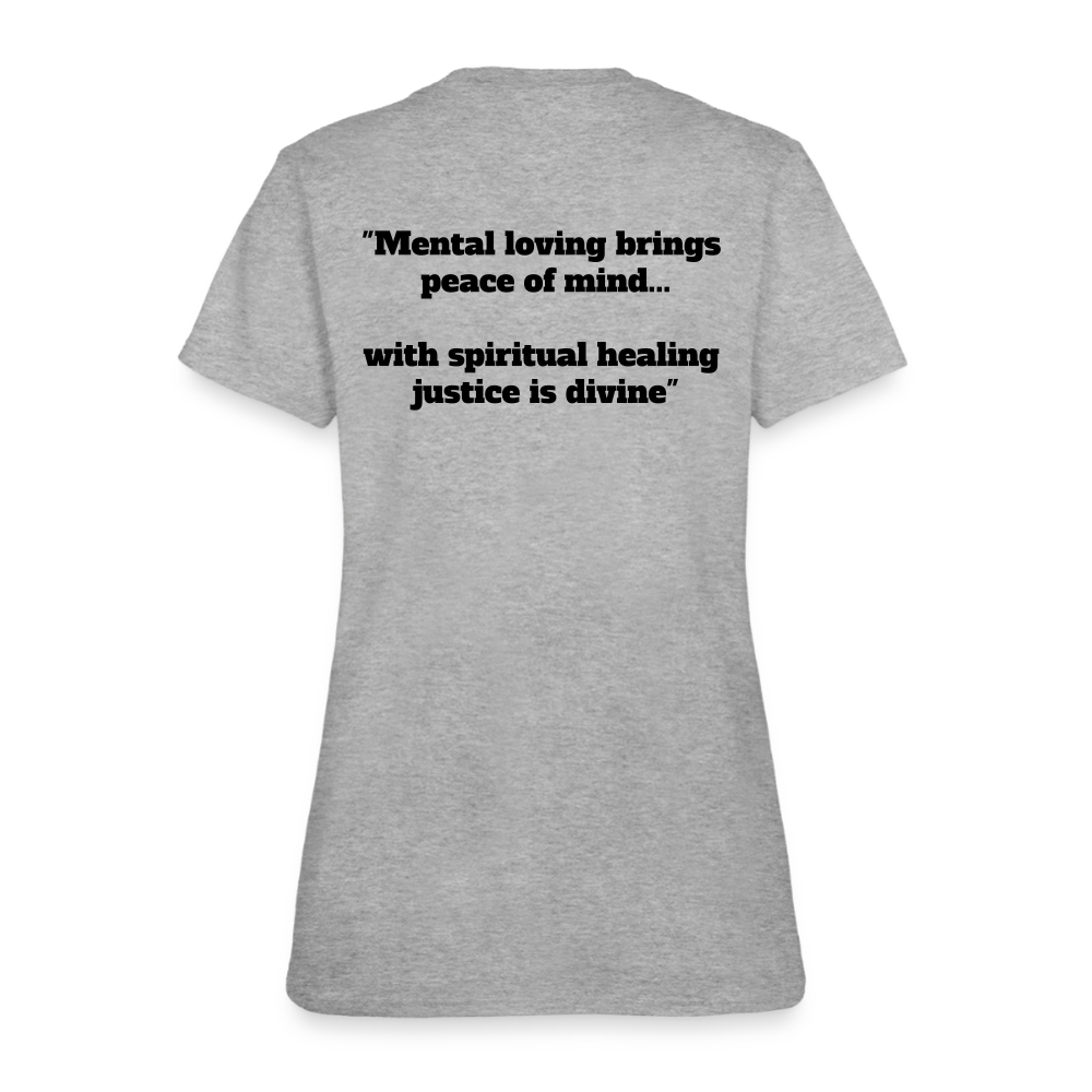 "Tribute to the Black Woman" Women's Tee - heather gray