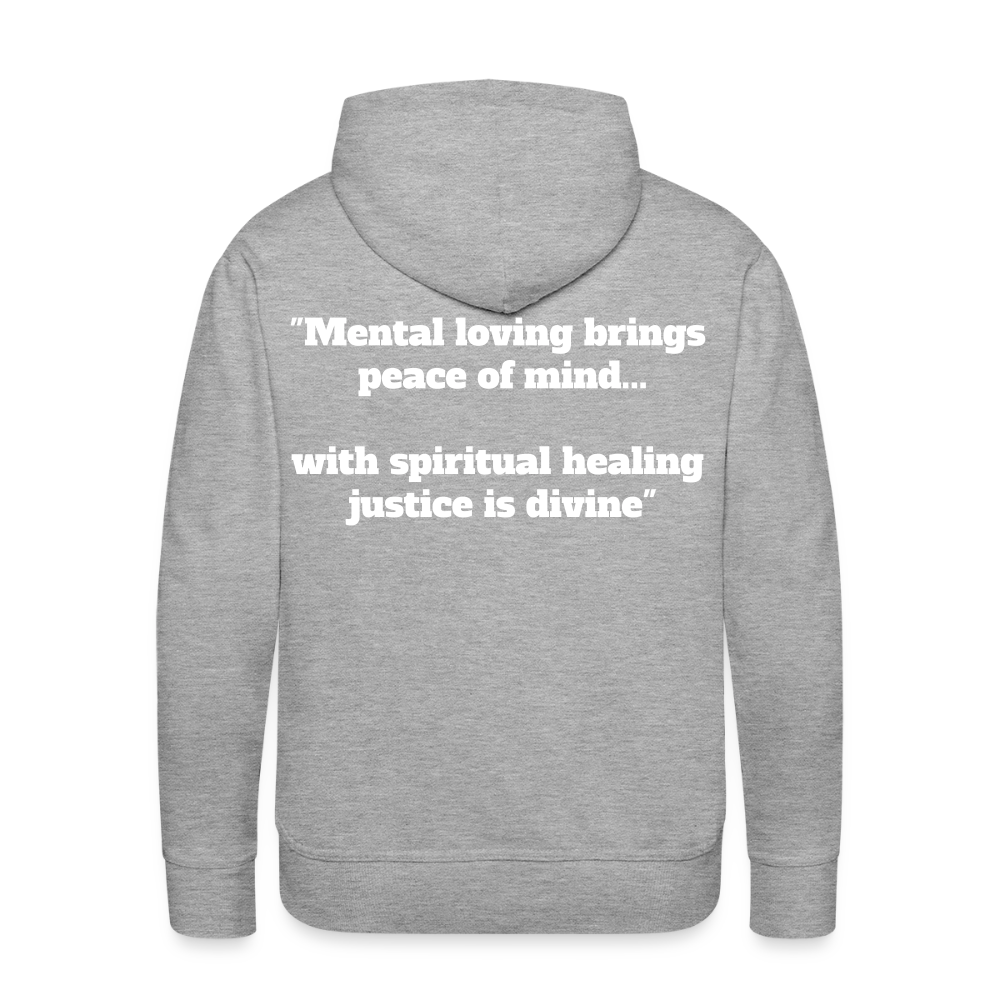 "Tribute to the Black Woman" Men's Hoodie - heather grey