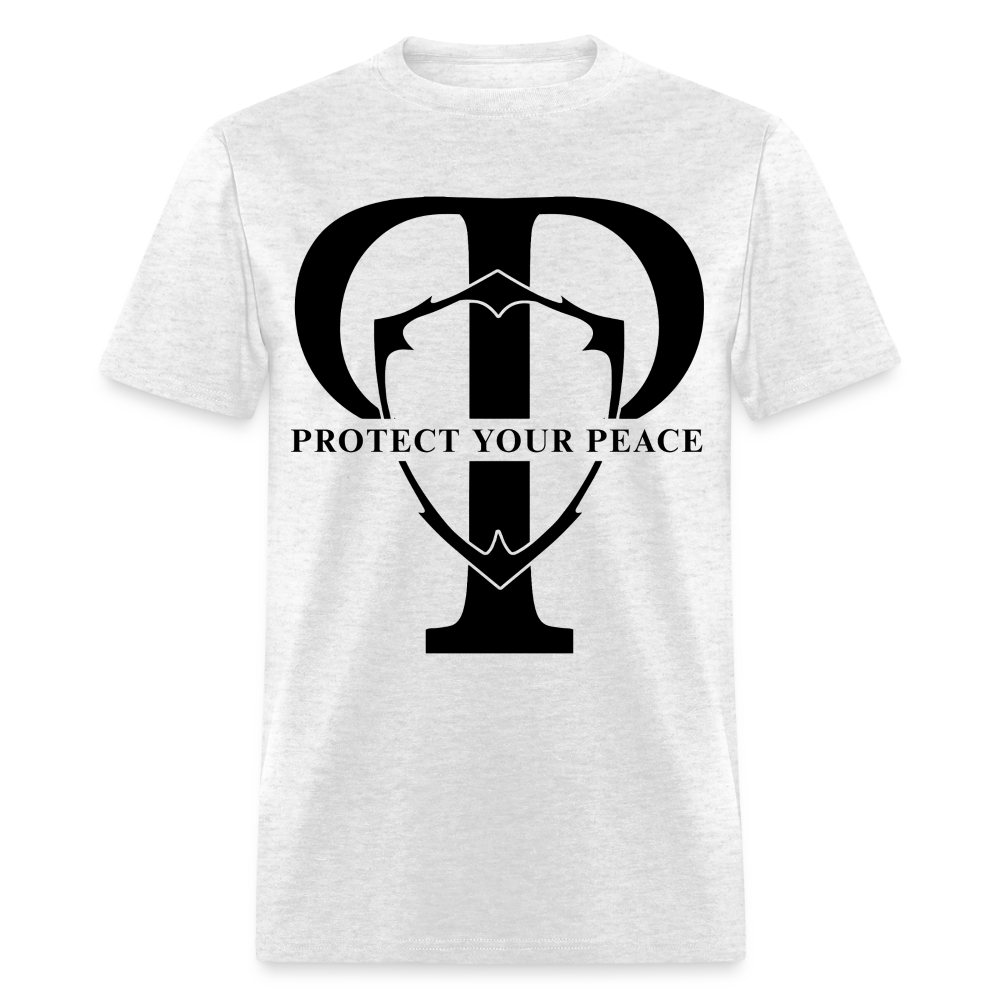 Protect Your Peace T-Shirt - Black - light heather gray