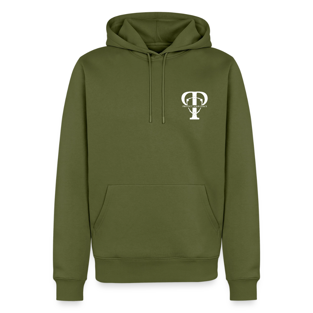 Protect Your Peace Security Hoodie - Black - khaki green 