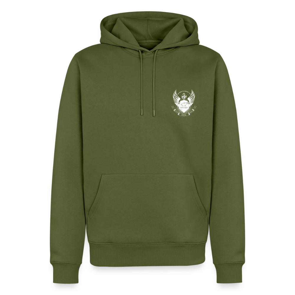 Panther Protection Hoodie - Black - khaki green 