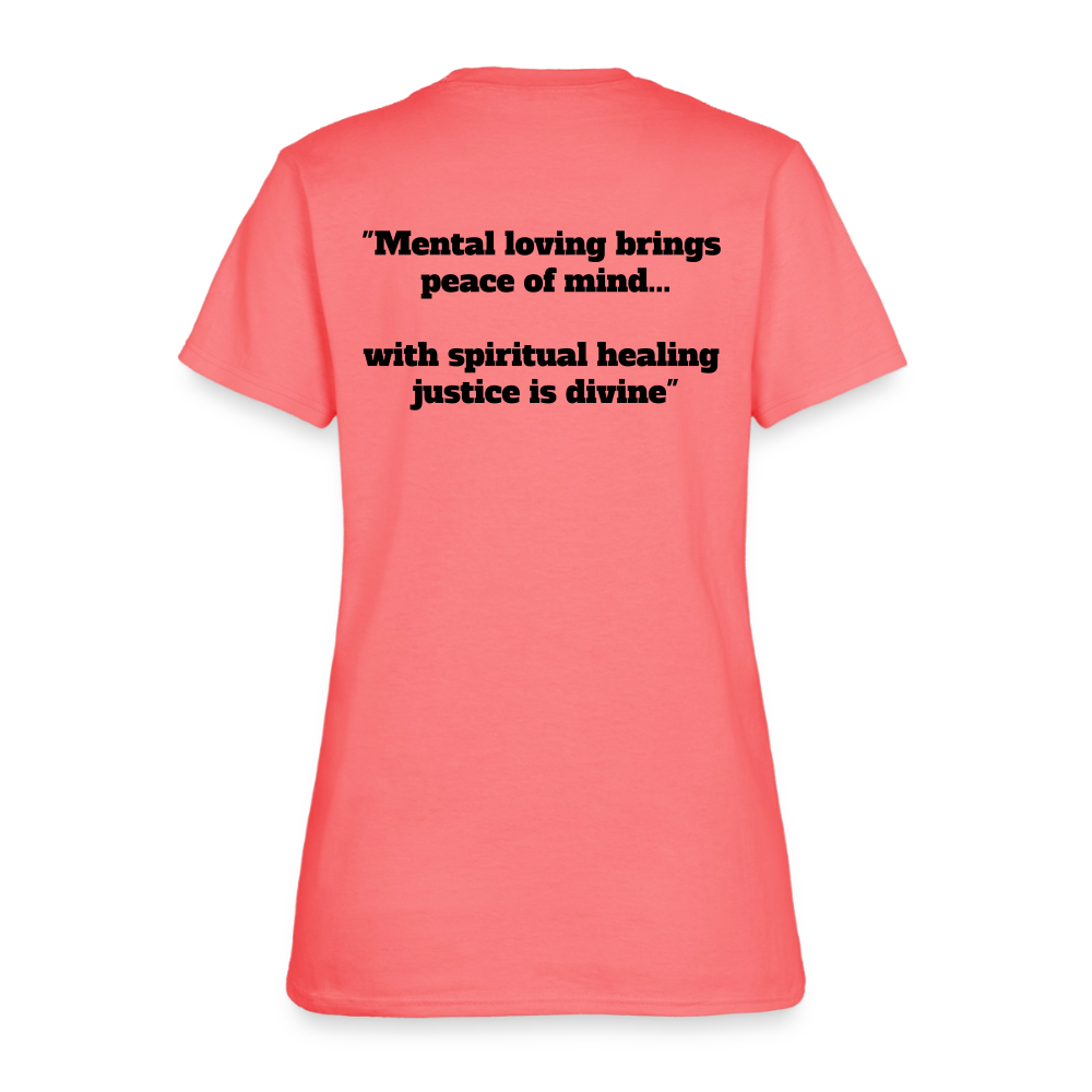 "Tribute to the Black Woman" Women's Tee - coral