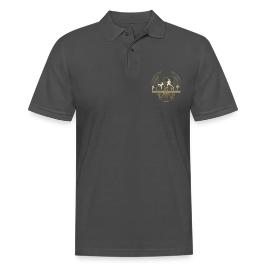 F.L.I.G.H.T. Project Security Men's Polo Tee - charcoal grey