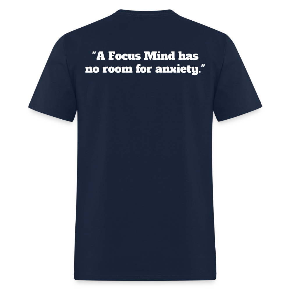 Panther Protection Men's Tee - White Logo - navy