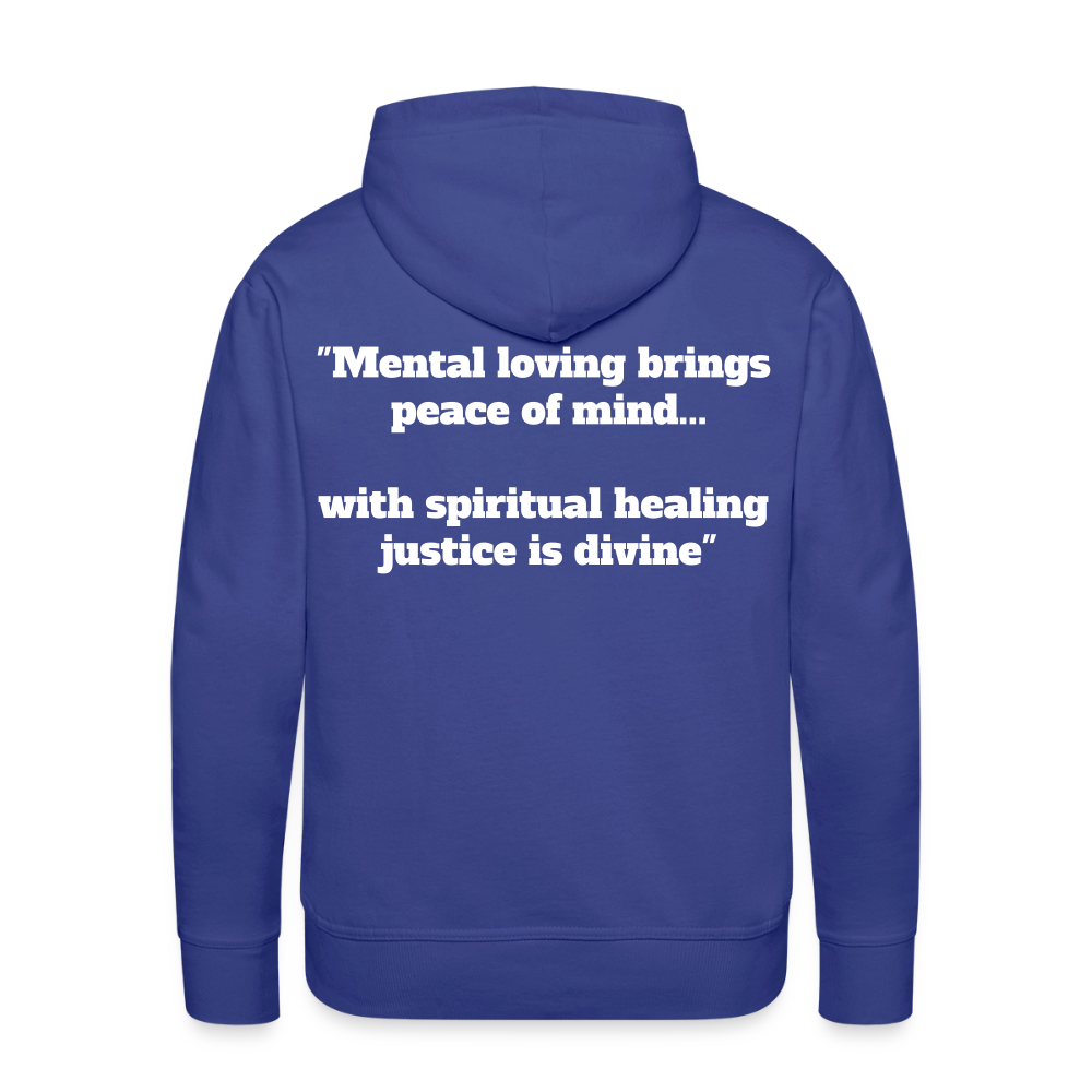 "Tribute to the Black Woman" Men's Hoodie - royal blue