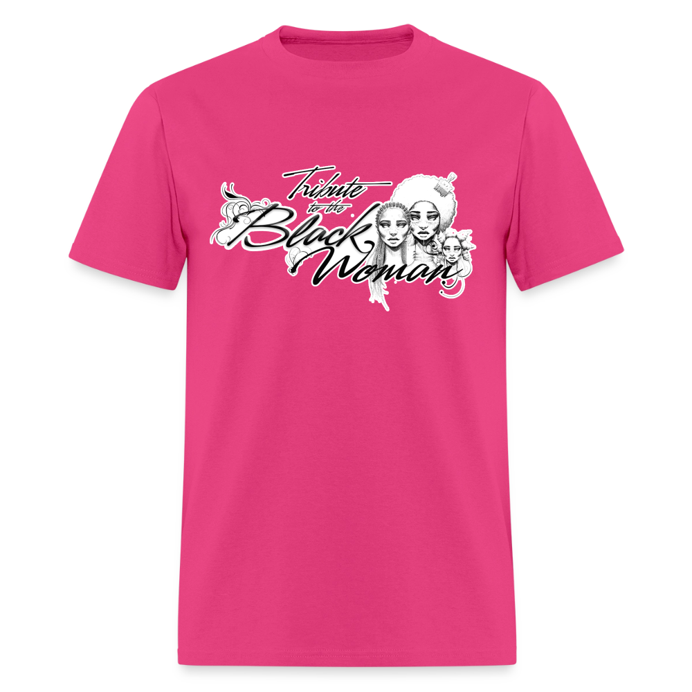 "Tribute to the Black Woman" Unisex Tee - fuchsia