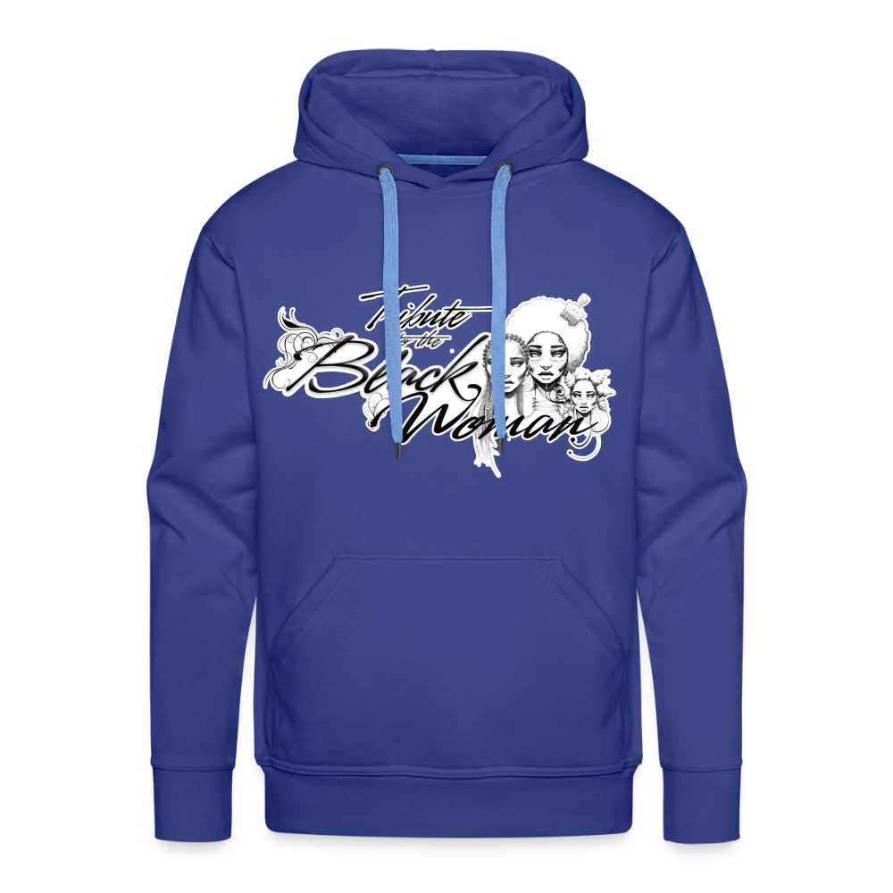 "Tribute to the Black Woman" Men's Hoodie - royal blue
