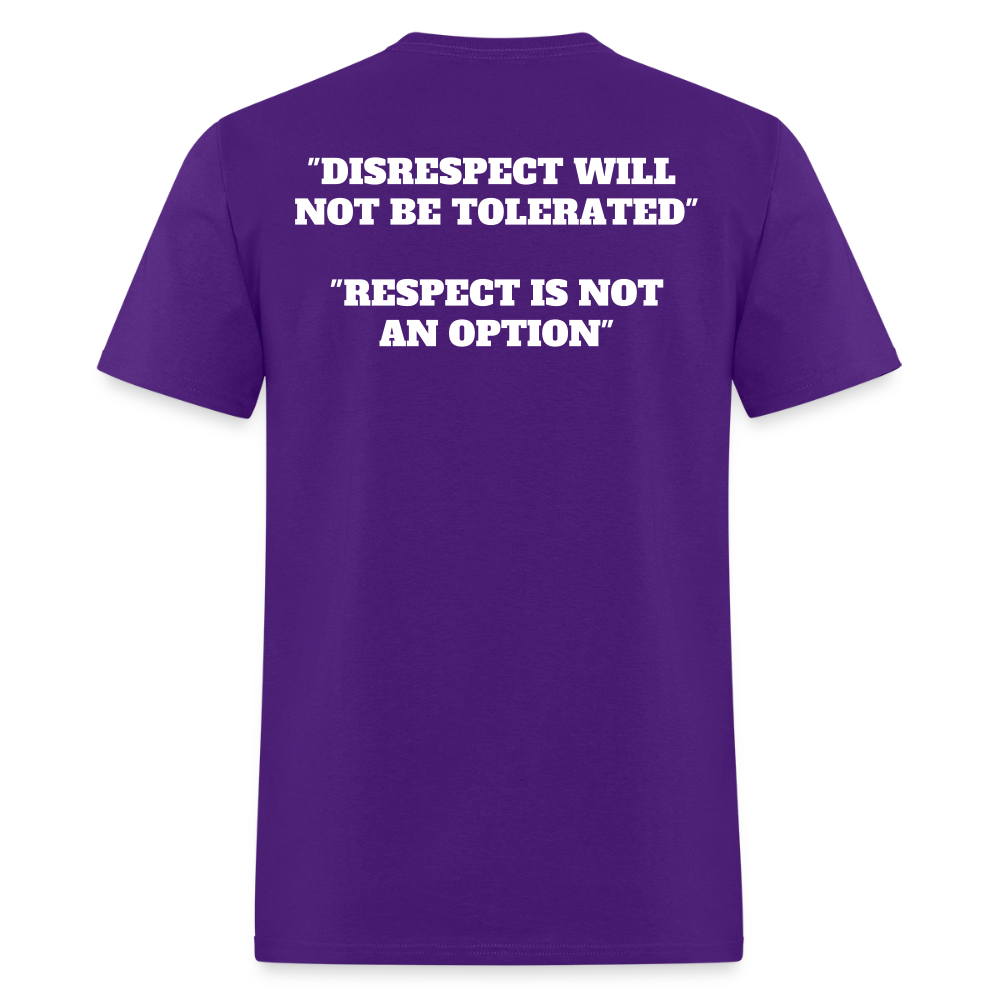 Panther Protection Men's Tee - White Logo - purple