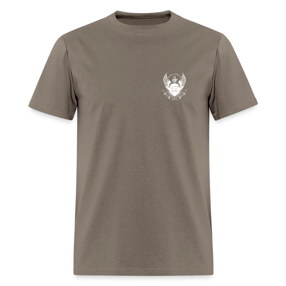 Panther Protection Men's Tee - White Logo - safari