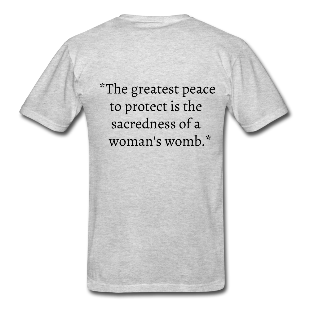 Protect Your Peace T-Shirt - Black - heather gray