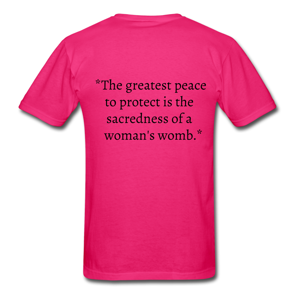 Protect Your Peace T-Shirt - Black - fuchsia