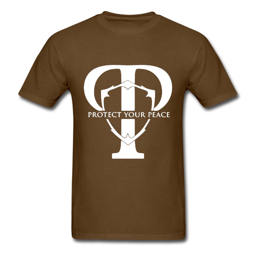 Protect Your Peace T-Shirt - White - brown