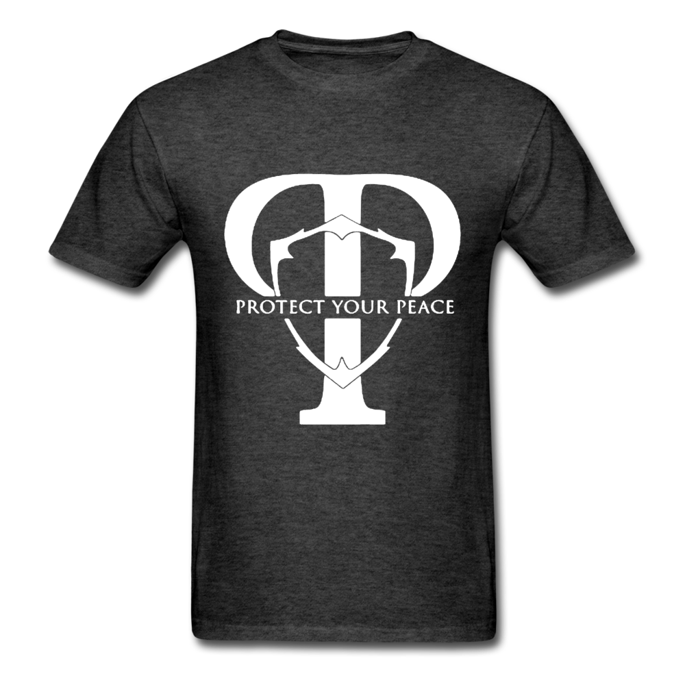 Protect Your Peace T-Shirt - White - heather black
