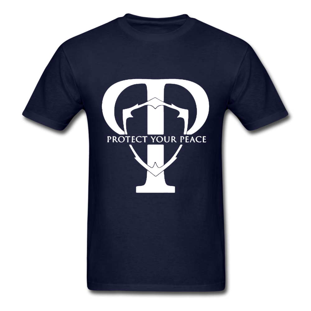 Protect Your Peace T-Shirt - White - navy