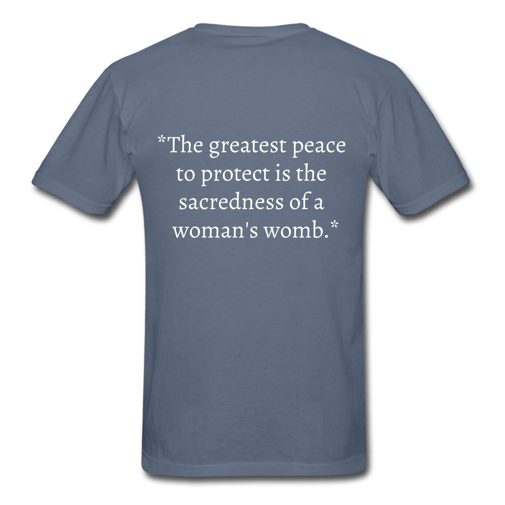 Protect Your Peace T-Shirt - White - denim