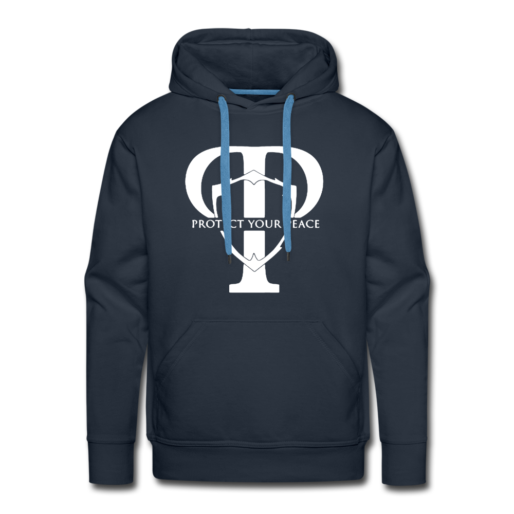 Protect Your Peace Premium Hoodie - White - navy