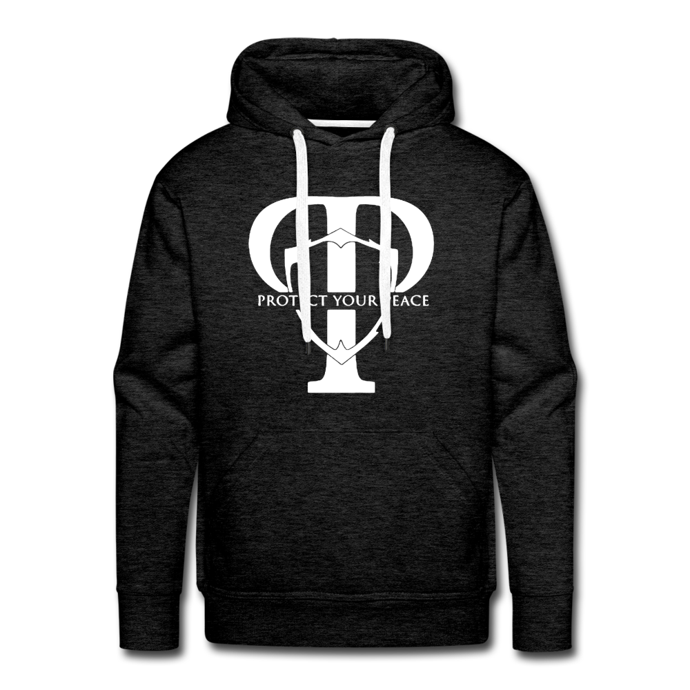 Protect Your Peace Premium Hoodie - White - charcoal grey