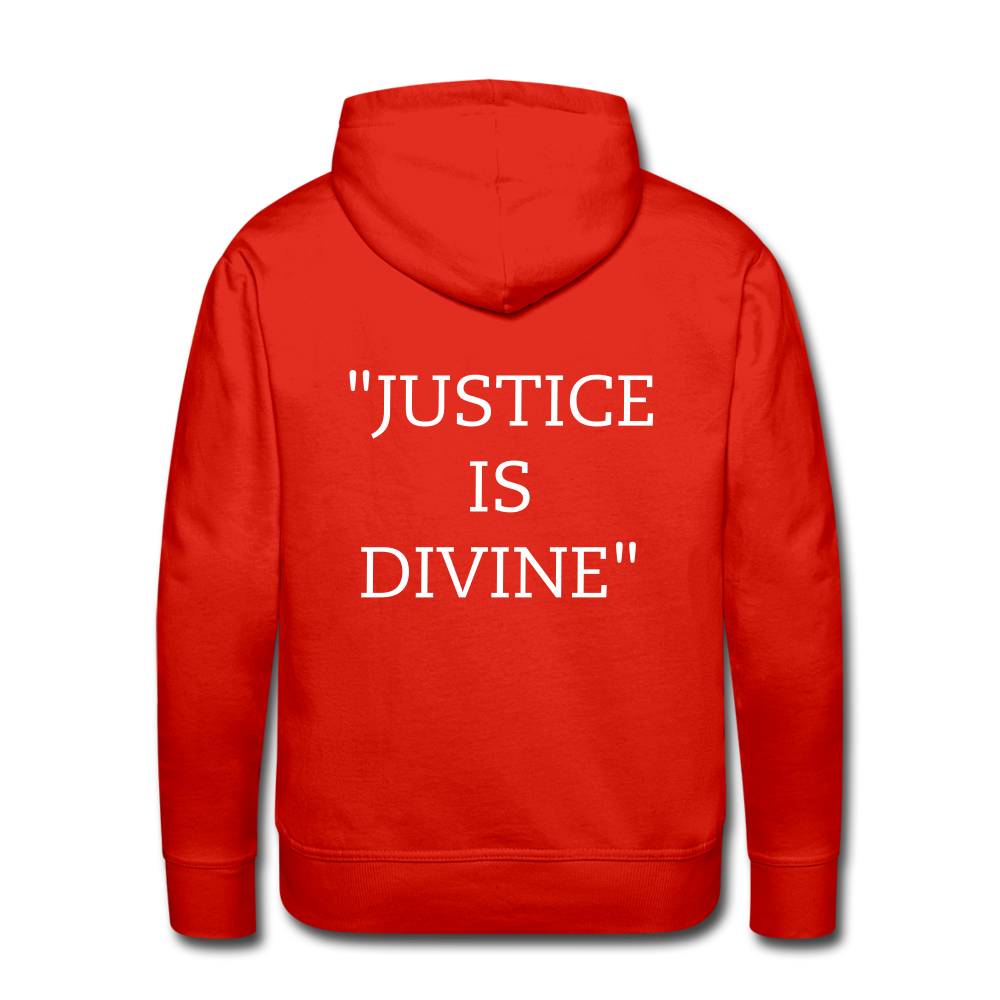 "Tribute to the Black Woman" Men's Hoodie - red