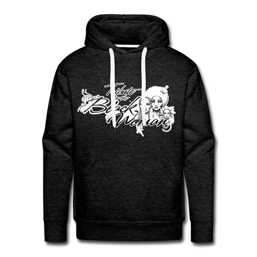 "Tribute to the Black Woman" Men's Hoodie - charcoal grey