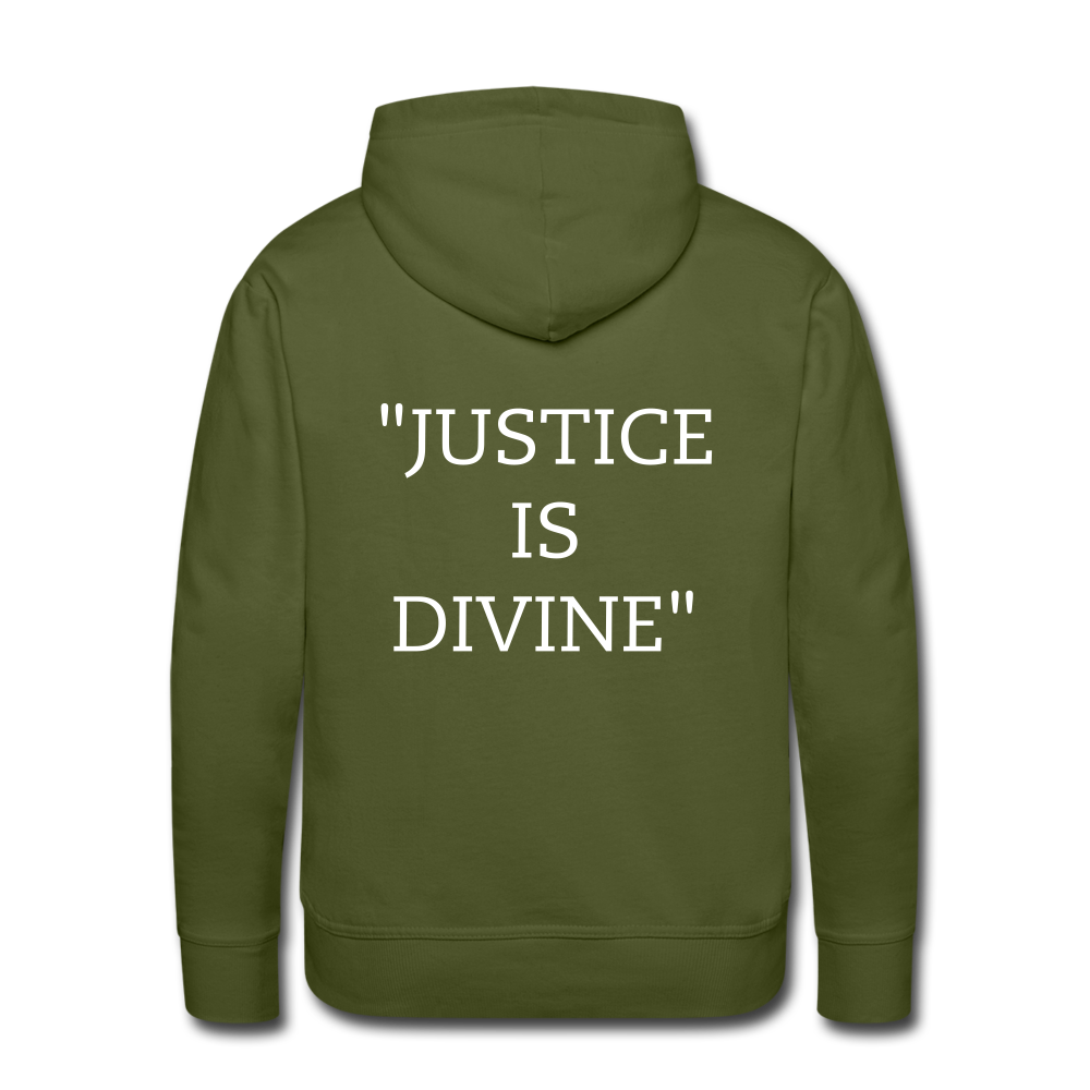 "Tribute to the Black Woman" Men's Hoodie - olive green