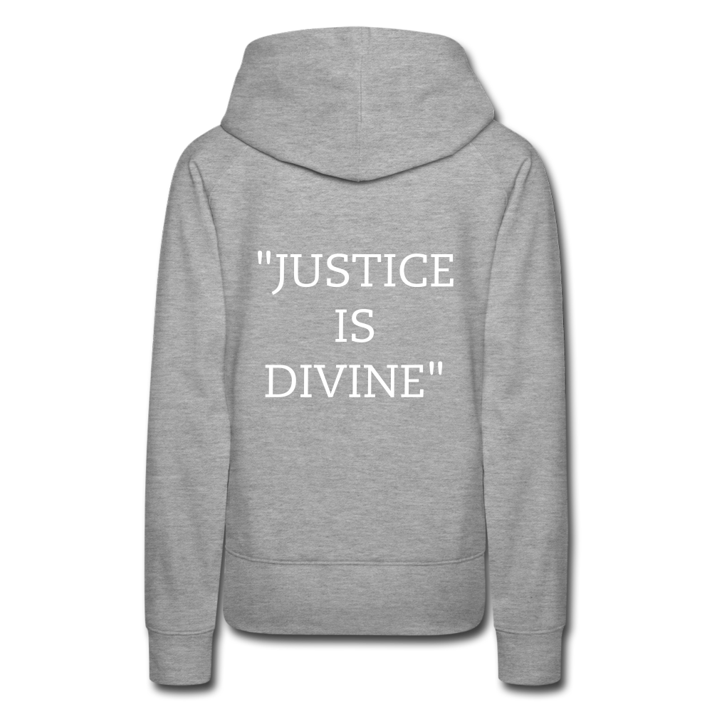 "Tribute to the Black Woman" Women's Hoodie - heather grey