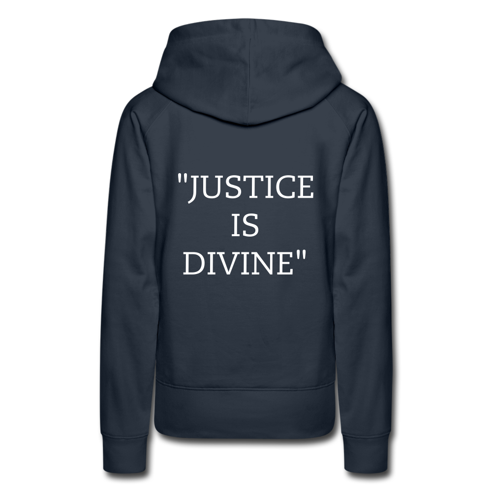 "Tribute to the Black Woman" Women's Hoodie - navy