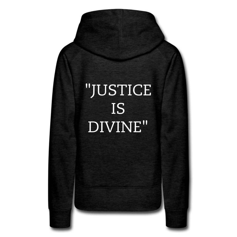 "Tribute to the Black Woman" Women's Hoodie - charcoal grey