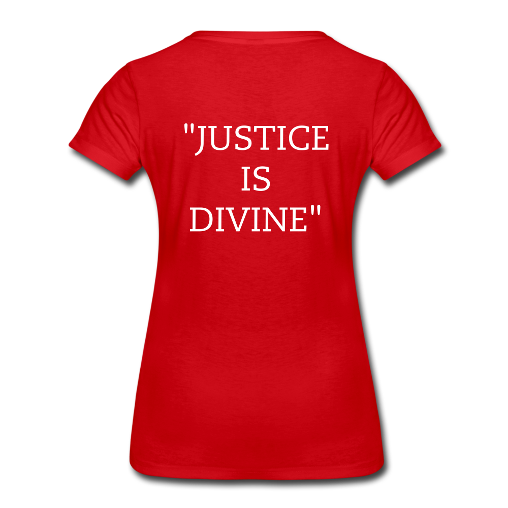 "Tribute to the Black Woman" Women's Tee - red