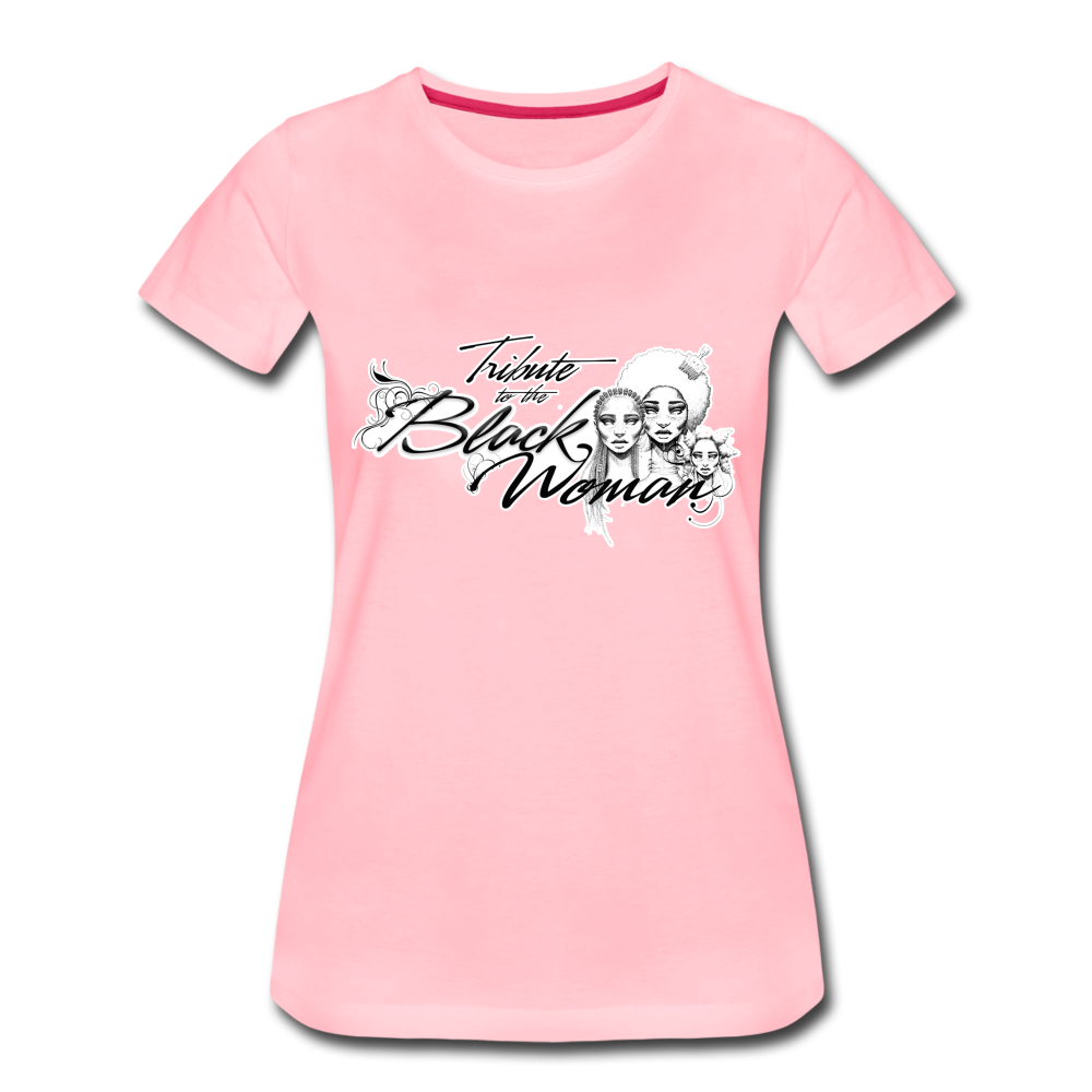"Tribute to the Black Woman" Women's Tee - pink