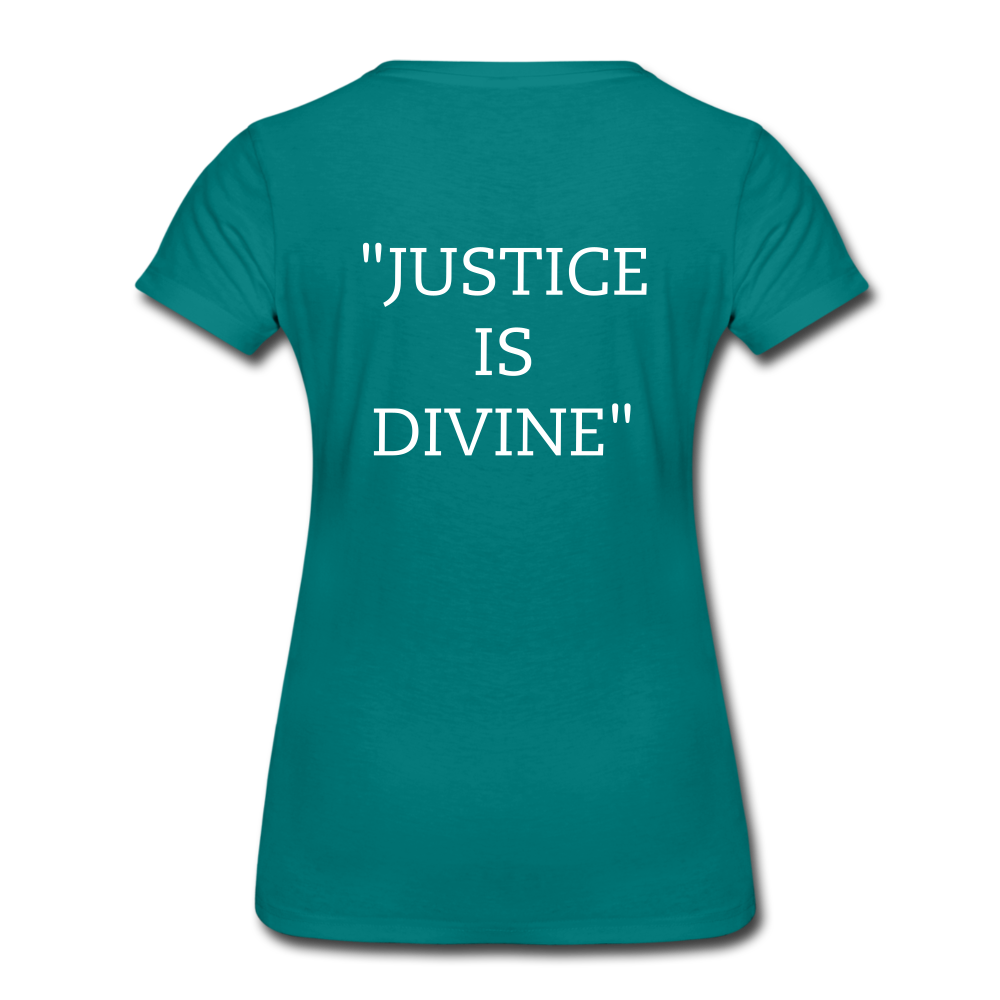 "Tribute to the Black Woman" Women's Tee - teal