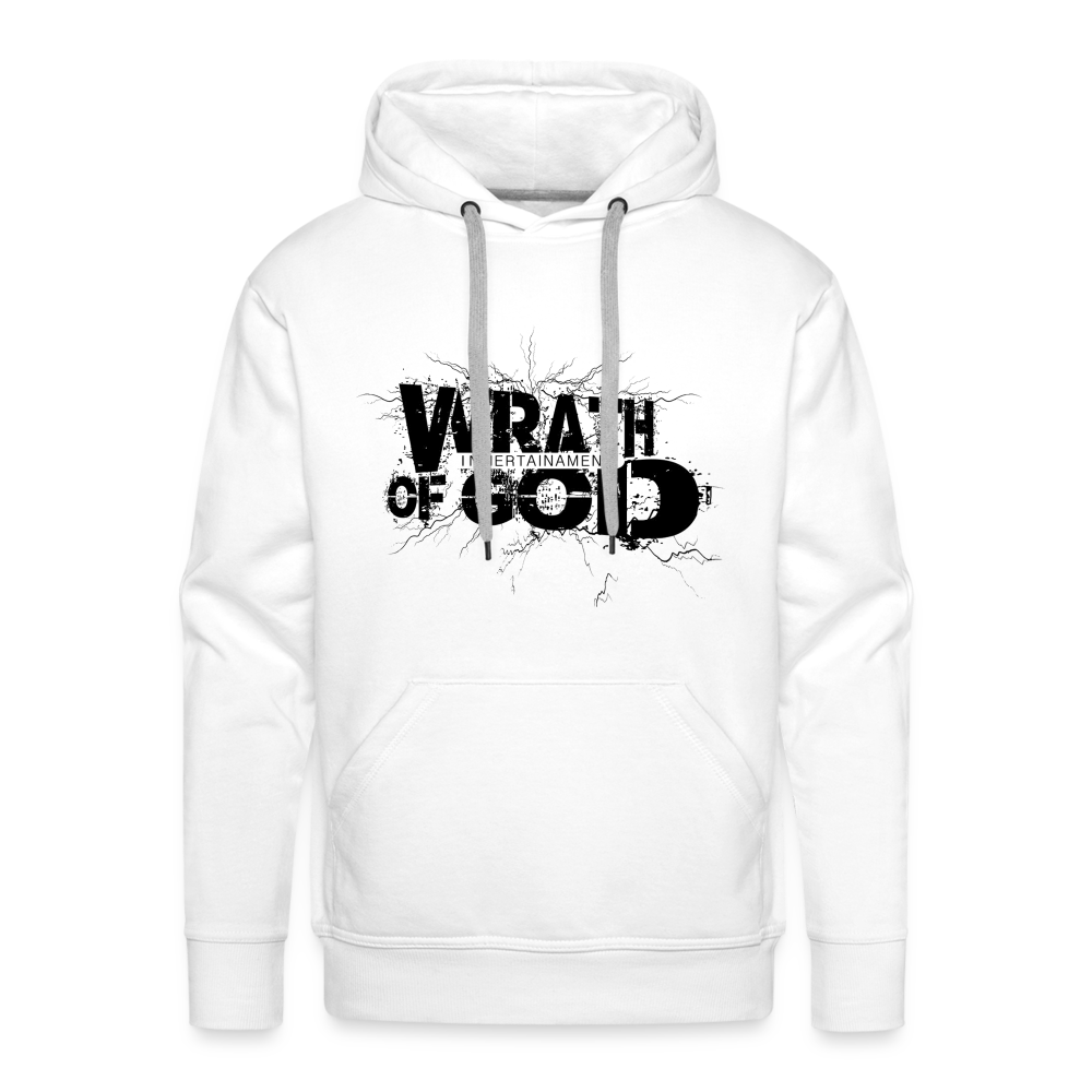 "Wrath of God" Premium Hoodie - White - white