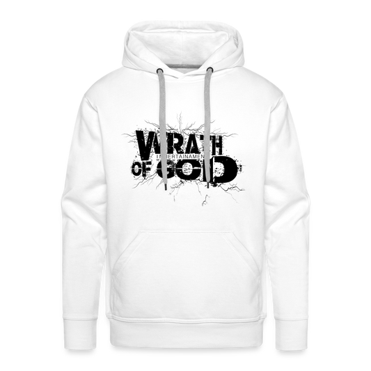 "Wrath of God" Premium Hoodie - White - white